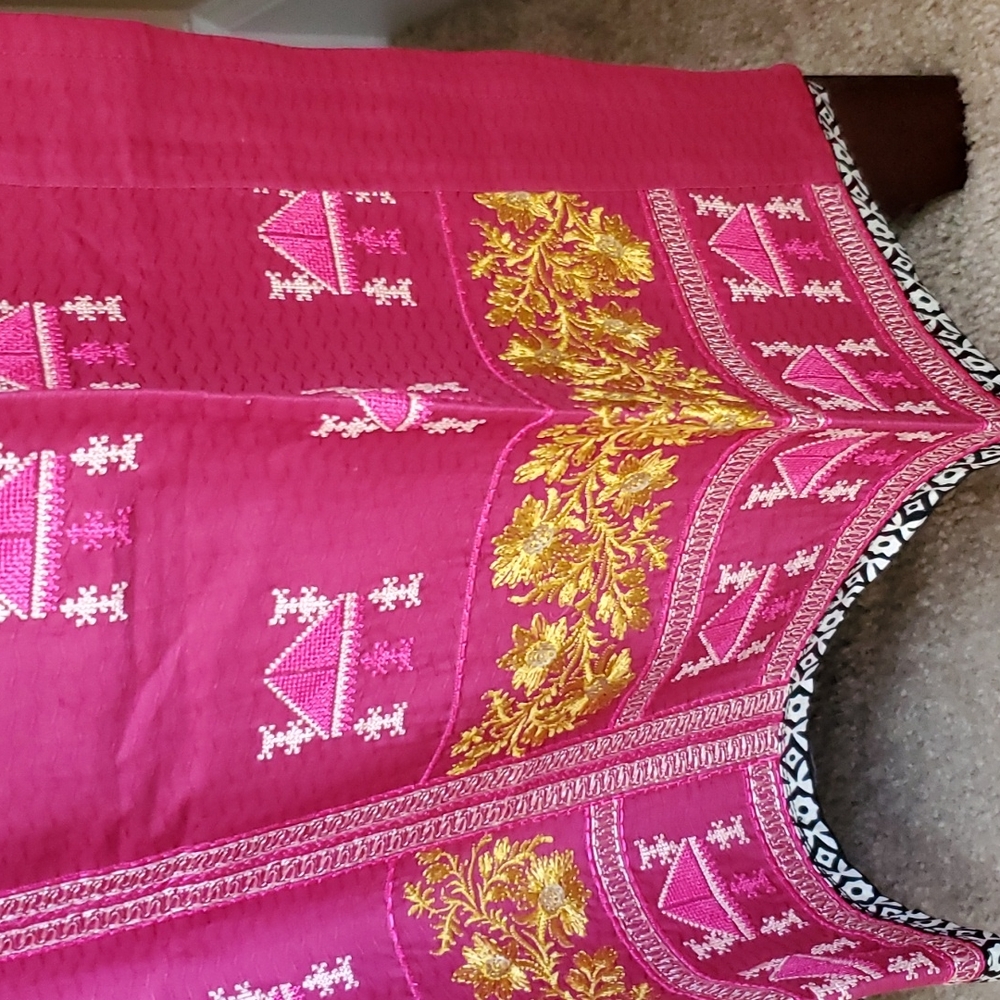 Pakistani embroidered 2 piece kameez dupatta FINAL PRICE - Picture 6 of 8